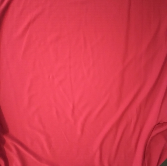 MSK Rhinestone Detail Flare Sleeve Red Top Size XL Mobwife Glam Eveningwear - Picture 9 of 11